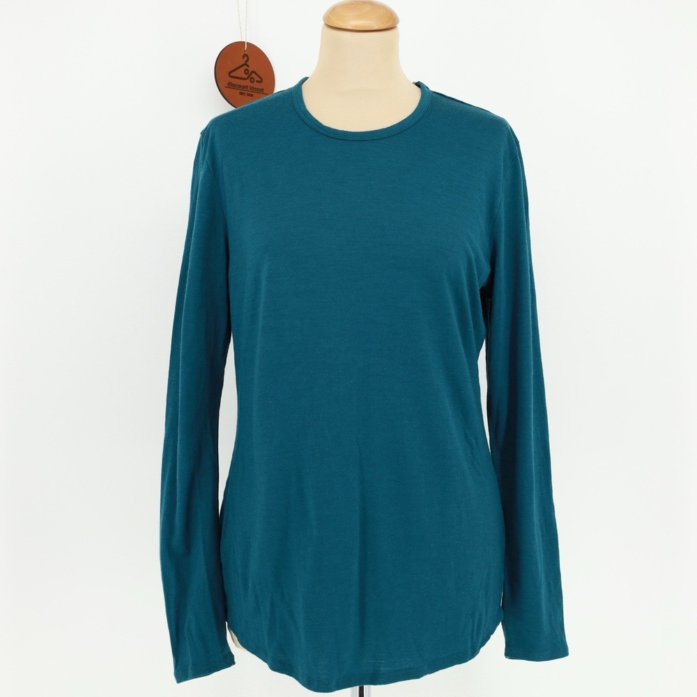 Segments 100% Merino Wool Shirt Large Lightweight Hiking Outdoor Long Sleeve